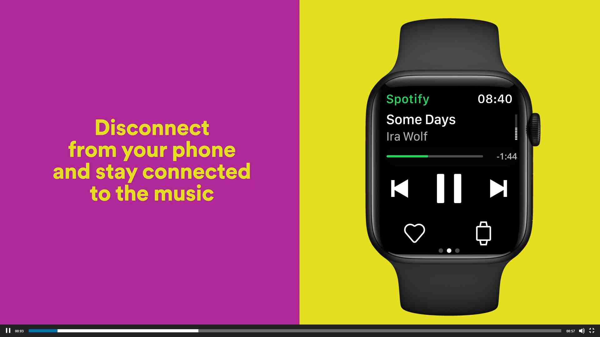 Download Music on Apple Watch from Spotify