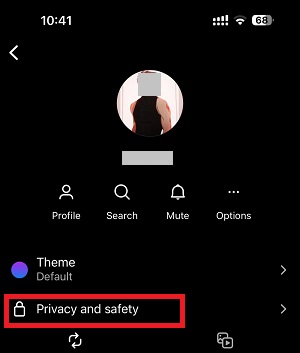 Privacy and Safety option to enable 'Share your chat activity'